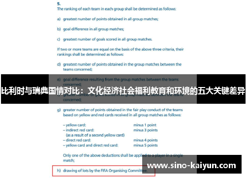 比利时与瑞典国情对比：文化经济社会福利教育和环境的五大关键差异